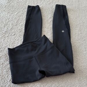 Lululemon size 2 wunder train mesh panel leggings